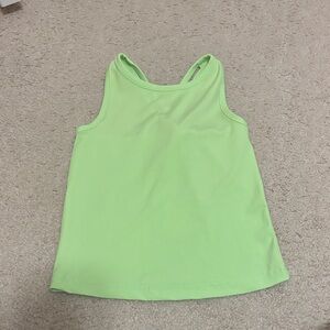 Okie Dokie Lime Green Kids Tank Top